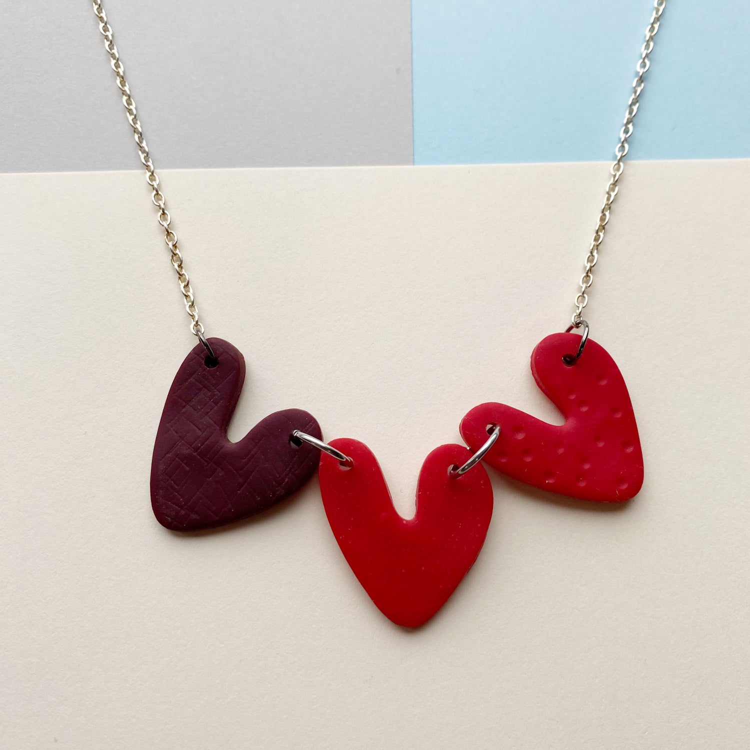 Love heart deals chain necklace